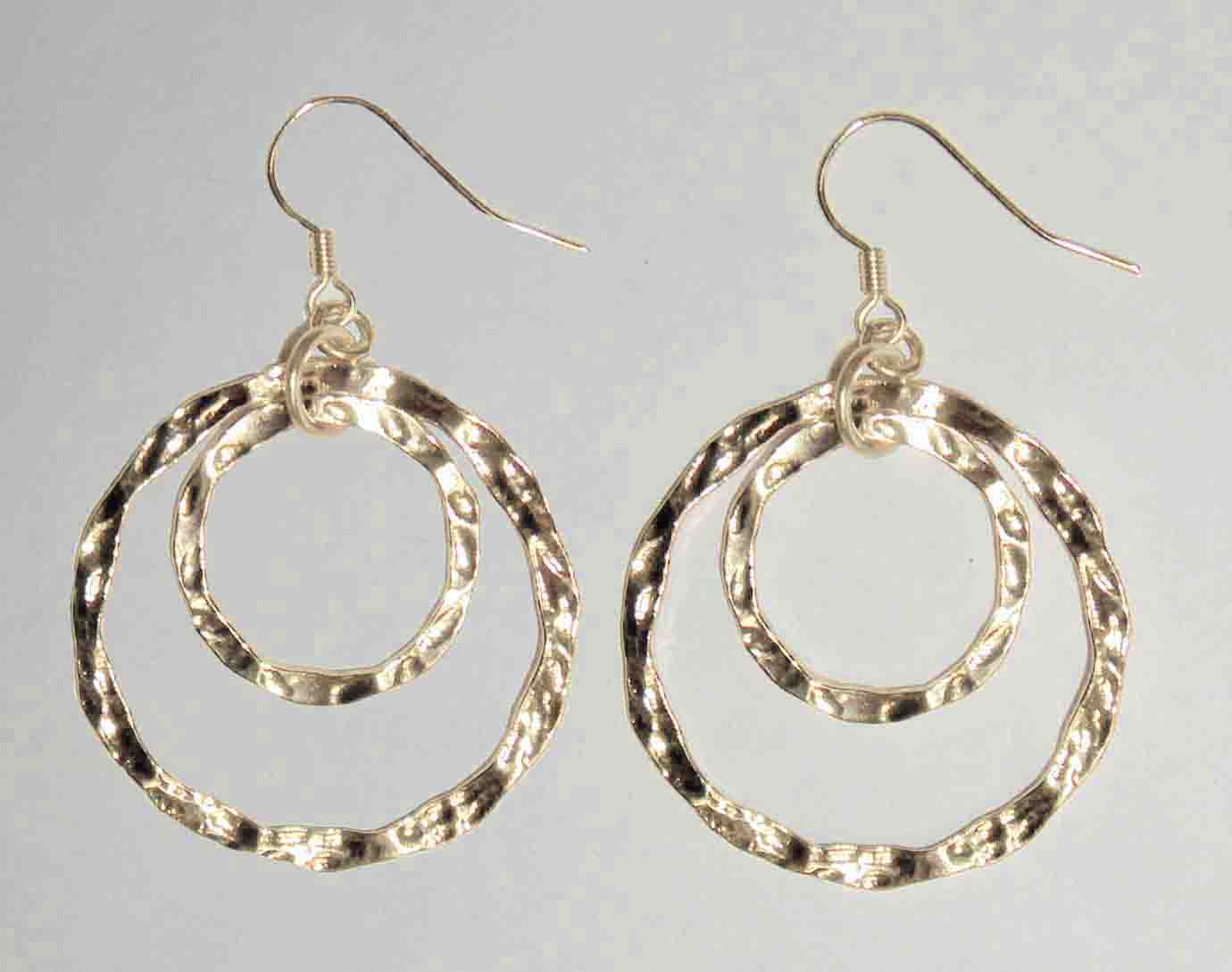Gold Circle Earrings