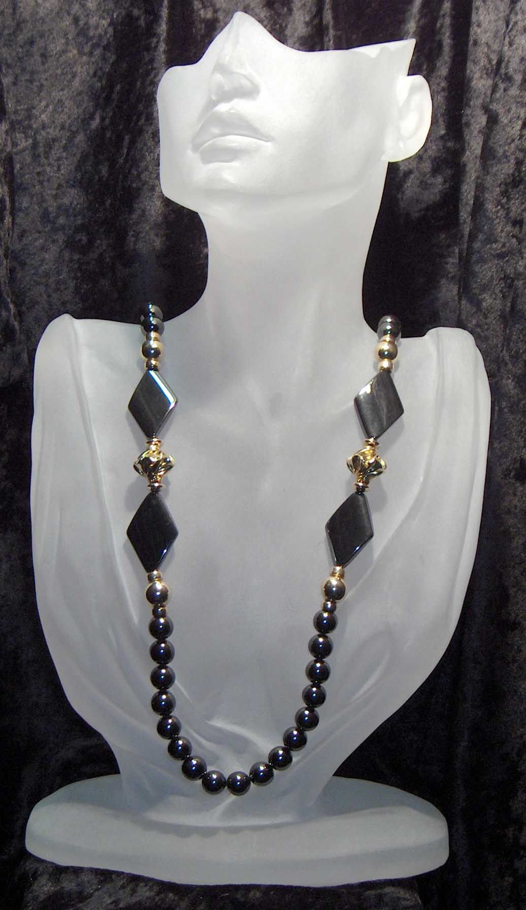 Hematite designer necklace