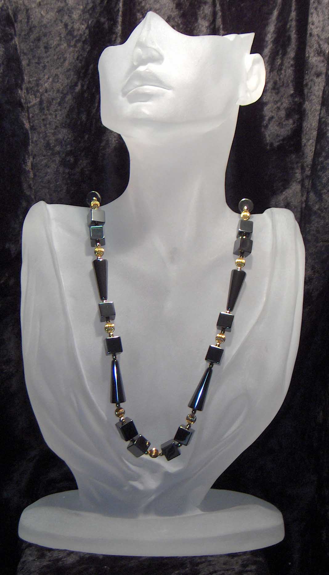 Hematite designer necklace