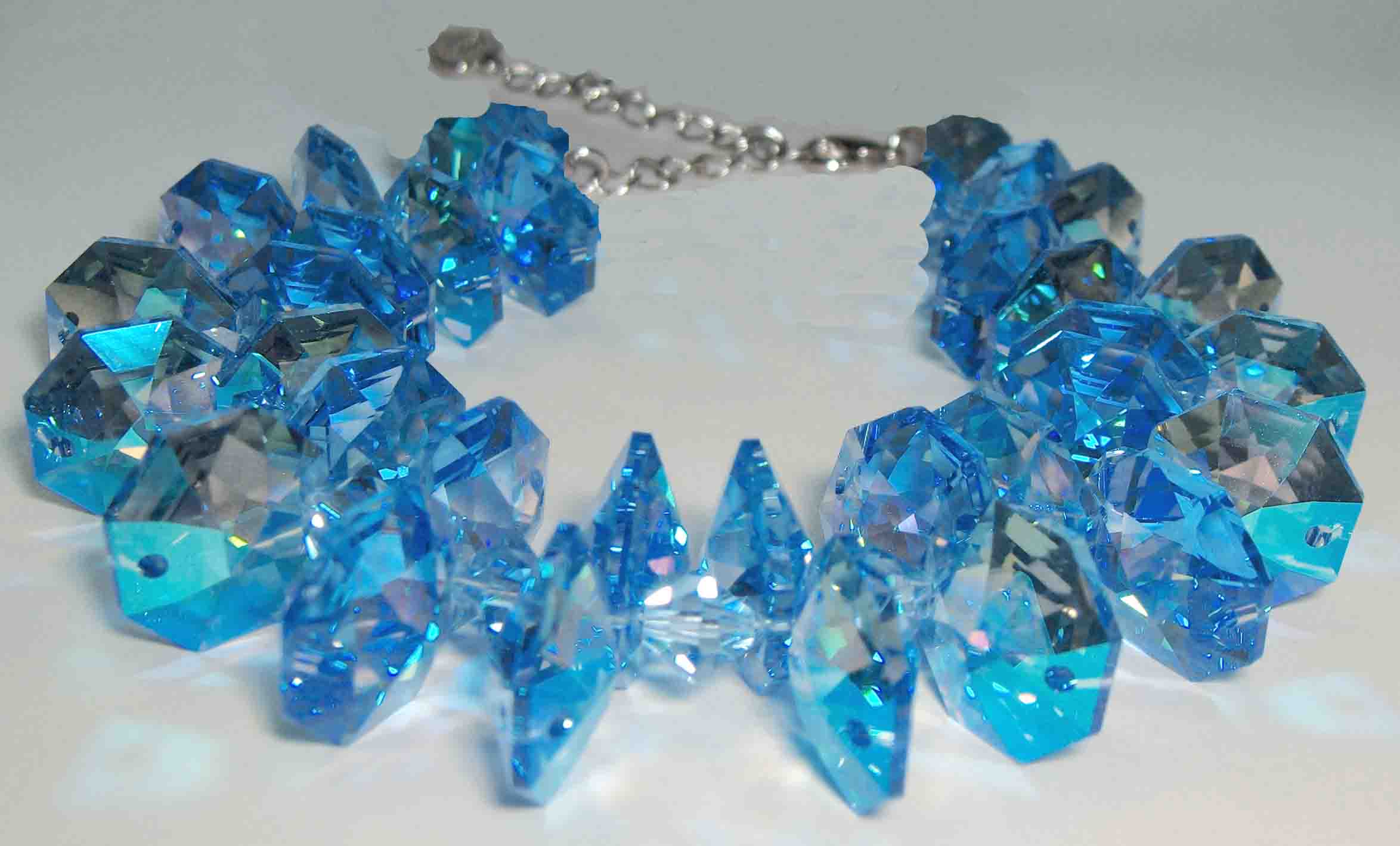 Blue Swarovski bracelet